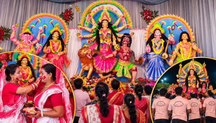 সরাইলের মলাইশে সম্প্রীতির আবহে বিজয় দশমী ও প্রতিমা বিসর্জন সম্পন্ন,